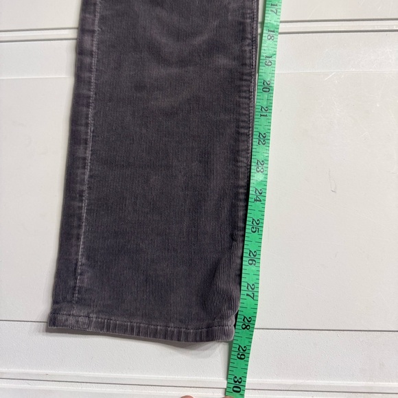 AG Adriano Goldschmied Corduroy Pants Womens 28R Brown Stevie Slim Straight Fit - Picture 2 of 7